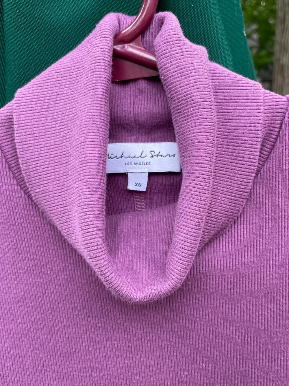 Michael Stars Ribbed Turtleneck - Picture 3 of 3